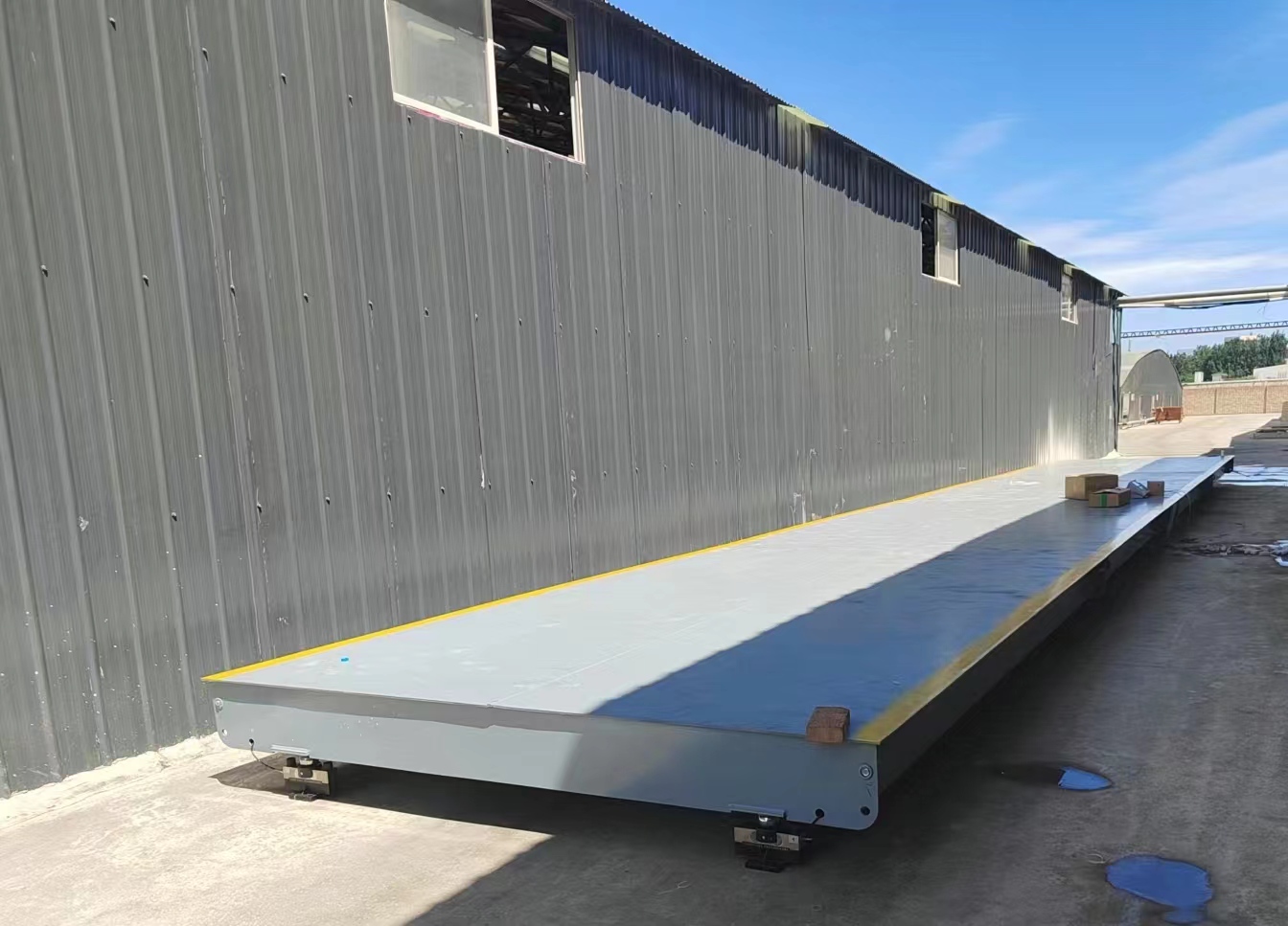 3×18米 100吨，食品厂路面安装